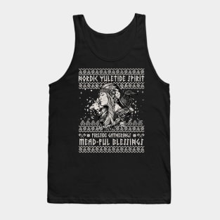 Viking Ugly Christmas Sweater Tank Top